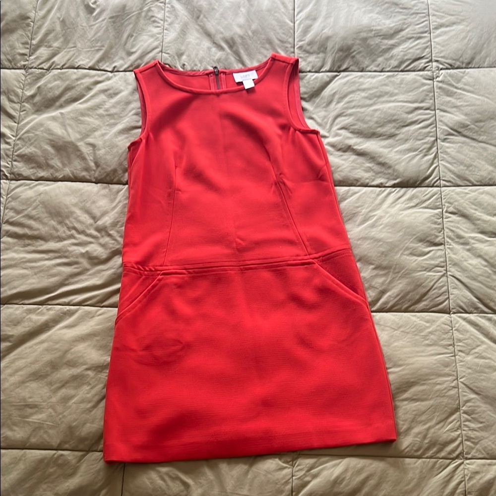 Retro orange dress
